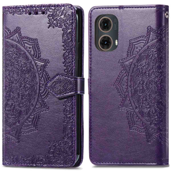 imoshion Etui de téléphone portefeuille Mandala Motorola Moto G85 - Violet