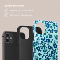 Selencia Coque arrière Vivid Apple iPhone 11 - Wild Spots Light Blue