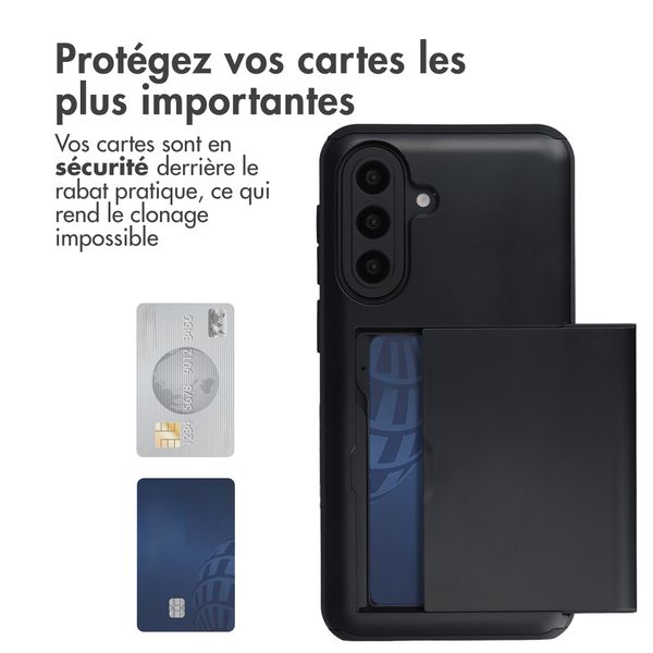 imoshion Coque arrière avec porte-cartes Samsung Galaxy A57 (5G) - Noir