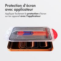 Accezz Protection d’écran en verre trempé avec filtre de confidentialité + Applicateur Apple iPhone 17 Pro Max