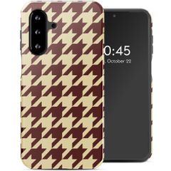Selencia Coque arrière Vivid Samsung Galaxy A17 - Pied-de-Poule