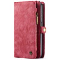 CaseMe Etui de téléphone de luxe en cuir deux en un Samsung Galaxy A13 (5G) / A04s - Rouge