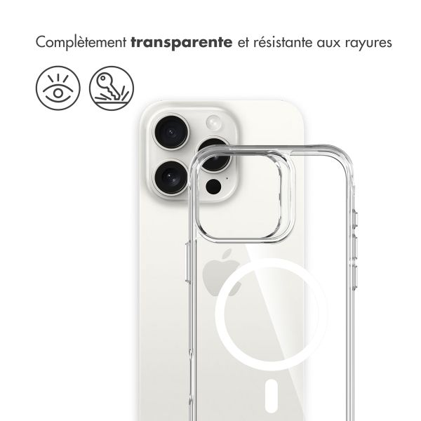 imoshion Coque Rugged Air MagSafe Apple iPhone 16 Pro Max - Transparent