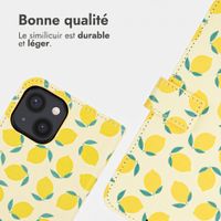 imoshion Étui de télephone portefeuille Design Apple iPhone 13 - Citrus Dream