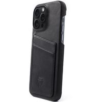 Wachikopa Coque Full Wrap C.C. avec 2 porte-cartes iPhone 15 Pro Max - Black