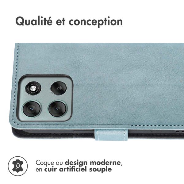 imoshion Étui de télephone portefeuille Motorola Moto G56 - Bleu clair