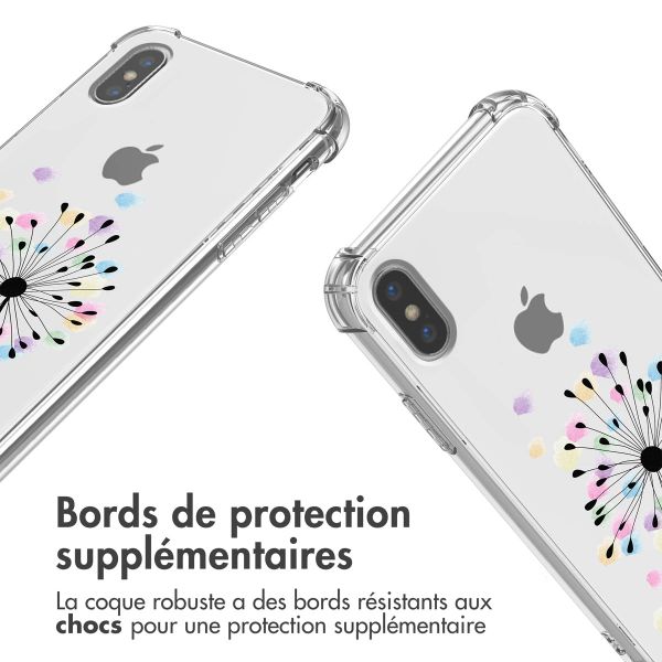 imoshion Coque Design avec cordon iPhone Xs / X - Sandstone Dandelion