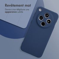 imoshion Coque Couleur Oppo Find X8 - Bleu foncé