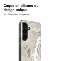 imoshion Coque design pour Samsung Galaxy S24 - Sandy Marble