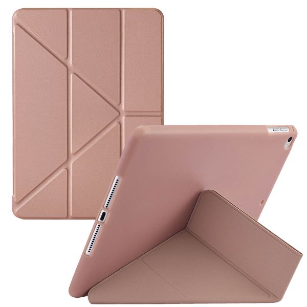 imoshion Coque tablette Origami iPad 6 (2018) / 5 (2017) / Air 2 (2014) / Air 1 (2013) - Rose Dorée