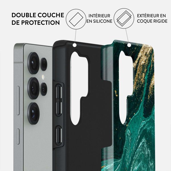 Burga Coque arrière Tough Samsung Galaxy S25 Ultra - Emerald Pool