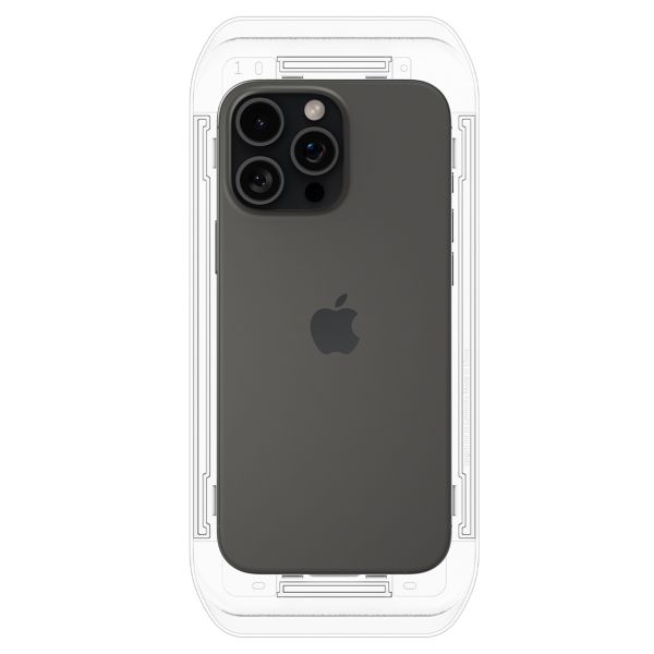 Spigen Protection d'écran en verre trempé GLAStR Privacy Applicator Apple iPhone 17 / 17 Pro / 16 Pro