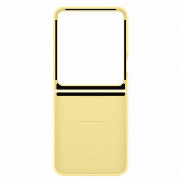 Samsung Original Coque en silicone Ring Galaxy Z Flip 6 - Yellow