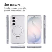 Accezz Coque Ring Stand avec MagSafe Samsung Galaxy S26 - Transparent