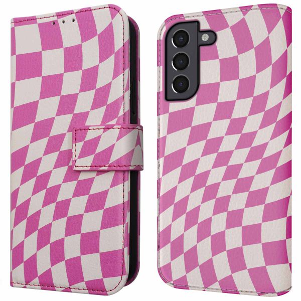 imoshion Étui de télephone portefeuille Design Samsung Galaxy S21 - Retro Pink