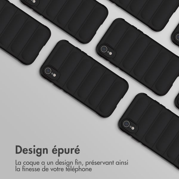 imoshion Coque arrière EasyGrip iPhone Xr - Noir