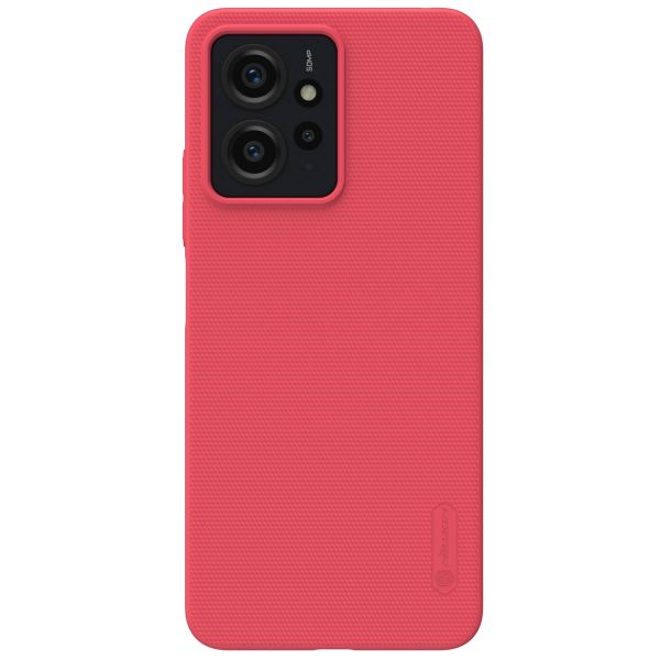 Nillkin Coque Super Frosted Shield pour Xiaomi Redmi Note 12 4G - Rouge