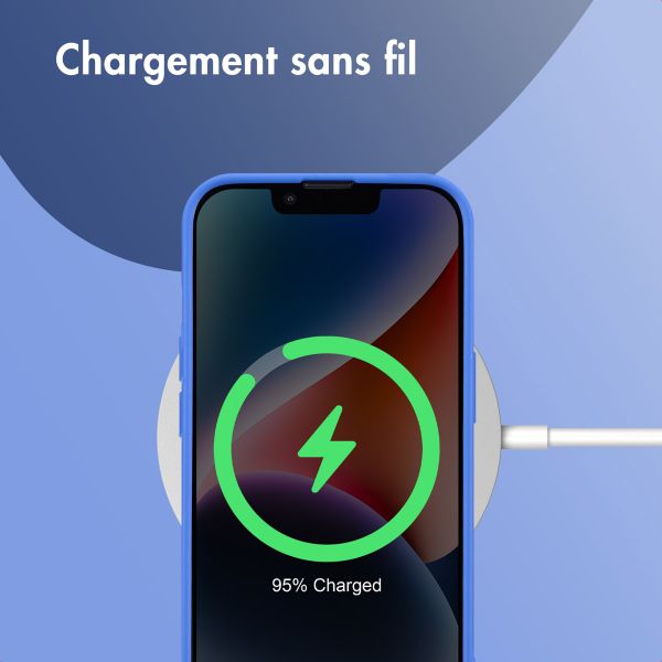 imoshion Coque Couleur Apple iPhone 14 - Cobalt Blue