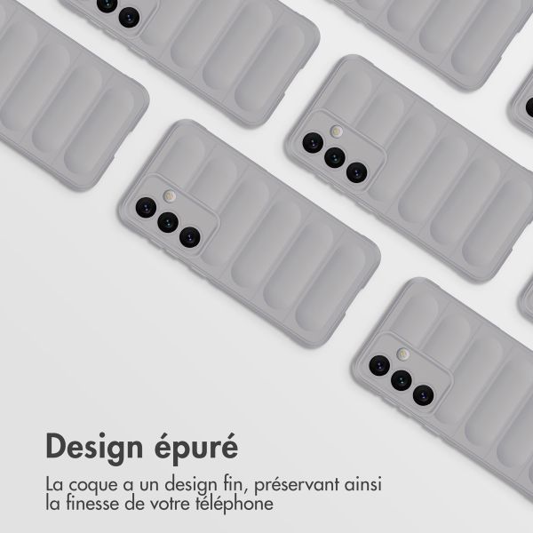 imoshion Coque arrière EasyGrip Samsung Galaxy S24 Plus - Gris