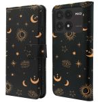 imoshion Étui de téléphone portefeuille Design Xiaomi Poco X6 Pro - Sky Black