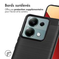 imoshion Coque Brushed Xiaomi Redmi Note 13 Pro (5G) / Poco X6 - Noir