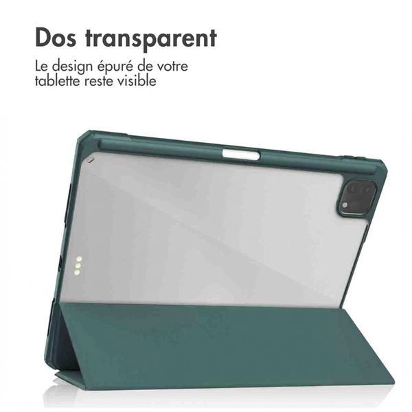 imoshion Coque tablette rigide Trifold Apple iPad Pro 12.9 (2018/2020/2021/2022) - Vert