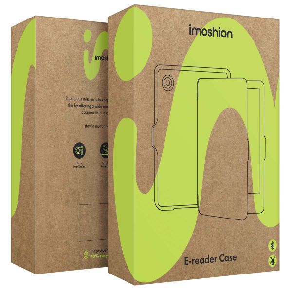 imoshion ﻿Slim Hard Sleepcover avec support Kobo Libra H2O - Rouge