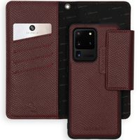 Selencia Etui portefeuille serpent amovible 2-en-1 Galaxy S20 Ultra