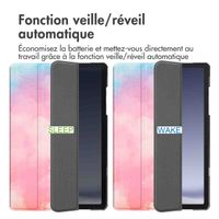 imoshion Coque tablette Design Trifold Samsung Galaxy Tab A9 Plus - Sky