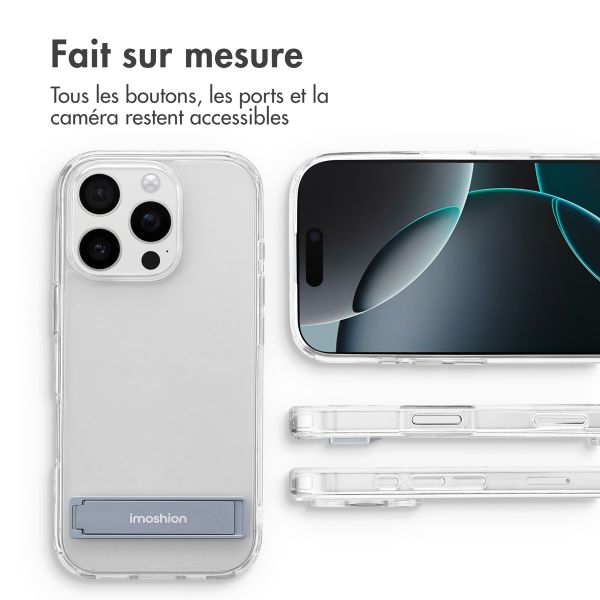 imoshion Coque Stand iPhone 16 Pro Max - Transparent