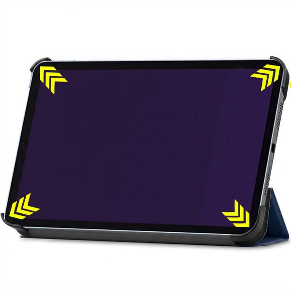 imoshion Coque tablette Trifold Apple iPad Mini 7 (2024) / iPad Mini 6 (2021) - Bleu foncé