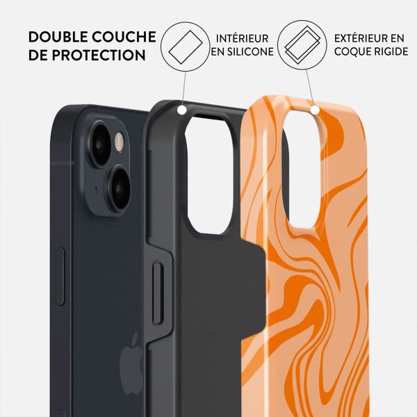 Burga Coque arrière Tough iPhone 15 - High Vibrations