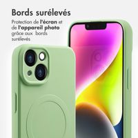 imoshion Coque Couleur avec MagSafe iPhone 14 - Vert