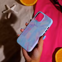 Selencia Coque arrière Vivid Samsung Galaxy S24 FE - Holographic Blue Dream