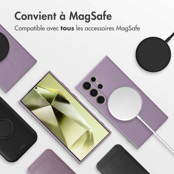 imoshion Coque Couleur avec MagSafe Samsung Galaxy S24 Ultra - Violet