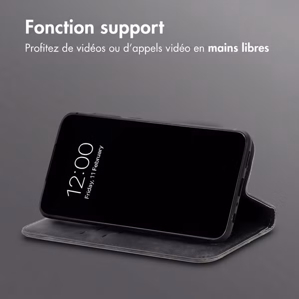 imoshion Étui de téléphone portefeuille Slim Samsung Galaxy A27 (5G) - Noir