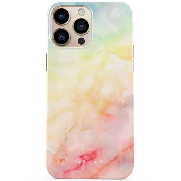 Burga Coque arrière Tough iPhone 14 Pro - New Flame Rainbow