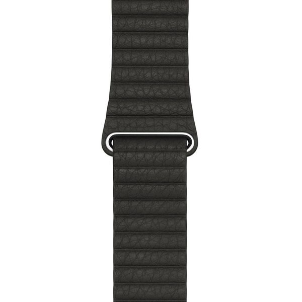 Apple ﻿Leather Loop M Apple Watch Series 1-10 / SE / Ultra (2) - 42/44/45/46/49 mm - Charcoal Gray