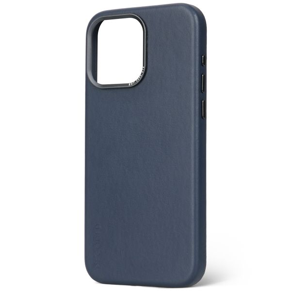 Decoded Coque en cuir MagSafe iPhone 15 Pro Max - Navy