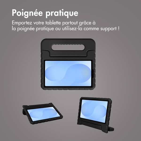 imoshion Coque kidsproof avec poignée Samsung Galaxy Tab A7 Lite - Noir