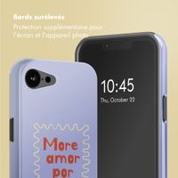 Selencia Coque arrière Vivid avec MagSafe Apple iPhone 16e - More Amor