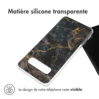 imoshion Coque Design Samsung Galaxy S10 - Black Marble