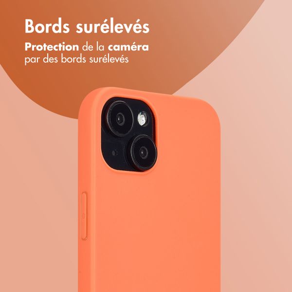 imoshion Coque Couleur Apple iPhone 13 - Apricot Crush Orange