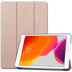 imoshion Coque tablette Trifold Apple iPad 9 (2021) 10.2 pouces / iPad 8 (2020) 10.2 pouces / iPad 7 (2019) 10.2 pouces - Rose Doré