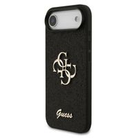 Guess Coque 4G Metal Logo Glitter Apple iPhone Air - Noir