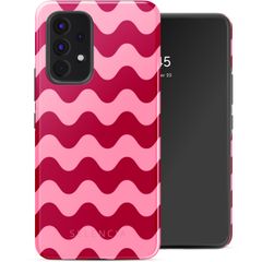 Selencia Coque arrière Vivid Tough Samsung Galaxy A53 - Wave Vibes Lipstick