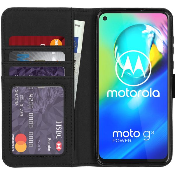 imoshion Étui de télephone portefeuille Motorola Moto G8 Power - Bleu foncé