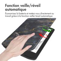 imoshion Étui á rabat Pocketbook Verse / Verse Pro / Verse Pro Color / Vivlio Light / Light HD - Black Marble