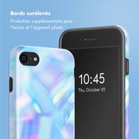 Selencia Coque arrière Vivid Tough iPhone SE (2022 / 2020) / 8 / 7 - Holographic Blue Dream