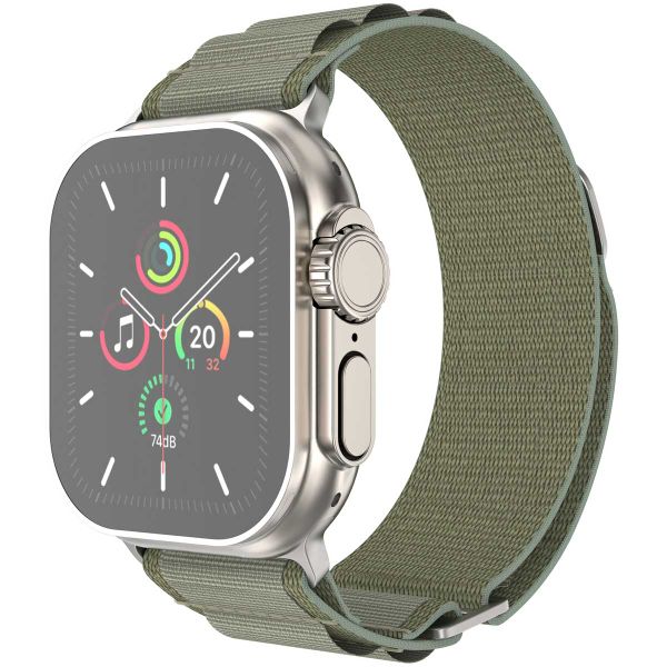 imoshion Bracelet en nylon Alpine Apple Watch Series 1 á 9 / SE (38/40/41 mm) | Series 10 (42 mm) - Olive